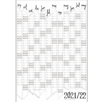 2021 2022 Academic Year Planner, 5 of 6