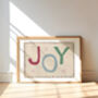 Joy Christmas Print, thumbnail 3 of 4