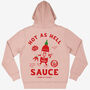 Hot Sauce Graphic Hoodie In Peach, thumbnail 2 of 2