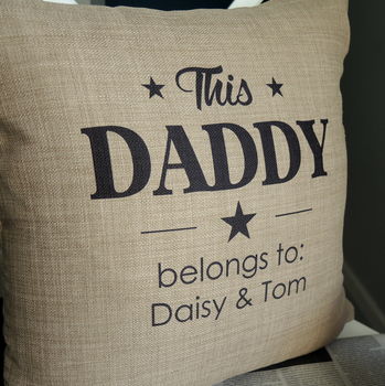 Personalised Daddy Cushion, 2 of 2