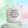 New Home Gift, Buying A House In This Economy Candle, thumbnail 1 of 6