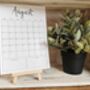 Plantable Eco Desk Calendar Made From Seeded Card 2022, thumbnail 4 of 6