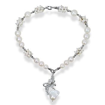 Celestial Blossom Pearl Necklace, 6 of 6