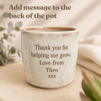 Personalised Plant Pot Gift For Dad, 2 of 5