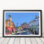 Wimbledon Village, South West London Illustration Art Print, thumbnail 1 of 3