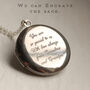 Silver Personalised Locket Necklace, thumbnail 5 of 10