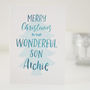 Personalised Merry Christmas Son Card, thumbnail 3 of 5