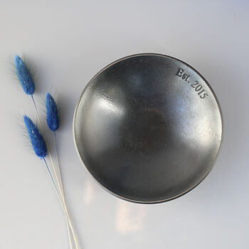 11th Anniversary Medium Smooth Steel Bowl, 5 of 10