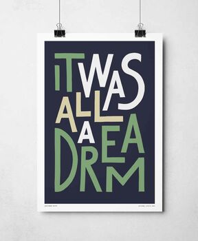 It Was All A Dream Print, 4 of 8