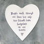 True Friends Footprints East Of India Porcelain Coaster, thumbnail 5 of 9
