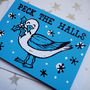 Seagull Bird Funny Christmas Card Pack, thumbnail 2 of 2