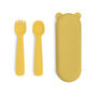Eco Friendly Silicone Reusable Fork, Spoon And Case, thumbnail 4 of 7