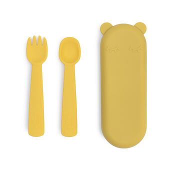 Eco Friendly Silicone Reusable Fork, Spoon And Case, 4 of 7