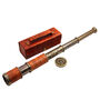 Vintage Style Dollond London Telescope With Leather Case, thumbnail 1 of 9