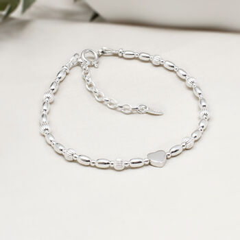 Mimi Heart Bracelet, 925 Sterling Silver, 3 of 4