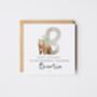 Personalised Animal Alphabet Initial Son Birthday Card *A Z Options, thumbnail 6 of 10