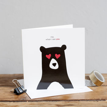 Me, When I See You, Anniversary Bear Card, 2 of 3