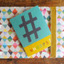 Mini Hashtag Whoops Card, thumbnail 1 of 5