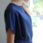 Florence Linen Style Top Uniform Workwear, thumbnail 5 of 11