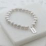 Grey Pearl And Sterling Silver 'Sisters' Bracelet, thumbnail 1 of 2