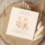 Personalised Family Of Four Geese Card New Baby Card, thumbnail 2 of 3
