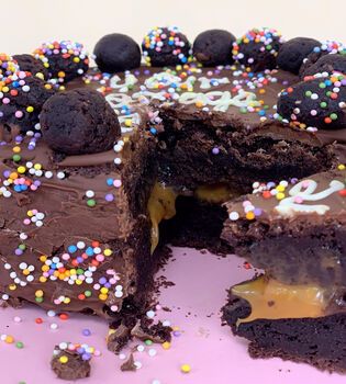 The Personalised Brownie Cake, 3 of 3