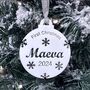 Baby's First Christmas Personalised Bauble, Baby Gift, thumbnail 12 of 12