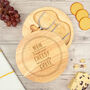 Engraved 'You're Really Grate' Fun Cheese Board Set For Dad, thumbnail 3 of 6
