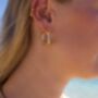 Anastacia Earrings 18k Gold Plated Waterproof, thumbnail 5 of 8