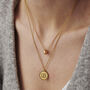 Personalised Monogrammed Scalloped Necklace, thumbnail 3 of 7