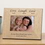 Personalised Live, Laugh, Love Photo Frames, thumbnail 1 of 4