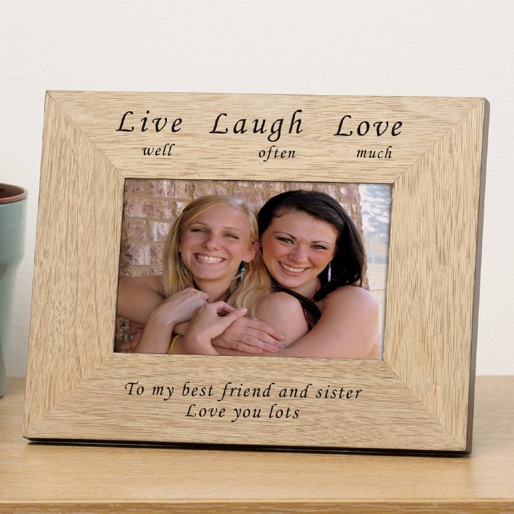 Personalised Live, Laugh, Love Photo Frames, 1 of 4