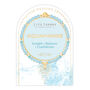 Aquamarine And Gold Beads Healing Crystals Bracelet Gift, thumbnail 2 of 6