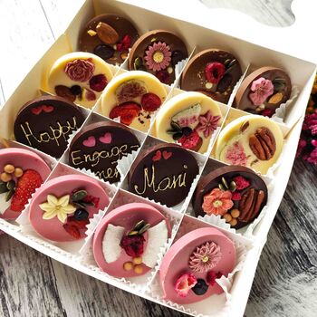 Personalised Rounds Artisan Chocolate Mendiants Box, 7 of 9