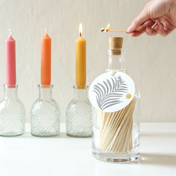 Glass Bottle Of Luxury Matches, 2 of 5