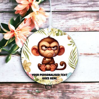 Personalised Grumpy Monkey Father's Day Gift, 2 of 2