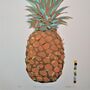 'Pineapple' Original Metallic Handmade, thumbnail 6 of 9
