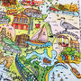 Dorset Illustrated Map Print, thumbnail 5 of 5