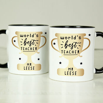 Personalised Worlds Best Teacher Mug, 3 of 6