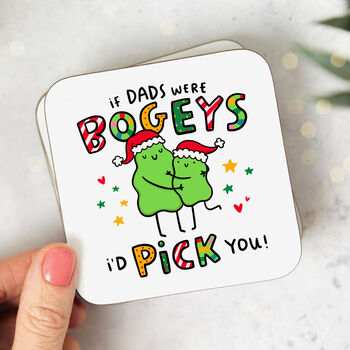 'If Dads Were Bogeys' Personalised Christmas Mug, 4 of 5