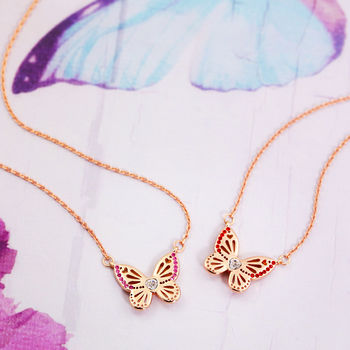 Birthstone Butterfly Dreams Necklace, 6 of 9