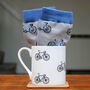 Cycling Bike Mug And Sock Gift Set, thumbnail 2 of 4