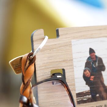 Personalised Wooden Accessory Stand With Photo, 6 of 8