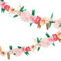 Rose Flower Paper Garland, thumbnail 1 of 5