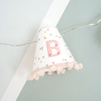 Personalised Fairy Lights In Pink, 7 of 11