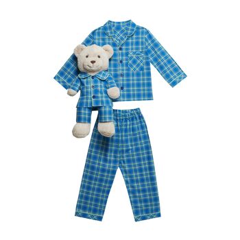 Patrice Kids Pyjama Set With Matching Teddy Bear Set, 2 of 3