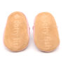 Dotty Fish Pink Cut Out Hearts Soft Leather Baby Shoes With Barefoot Soles, thumbnail 6 of 7