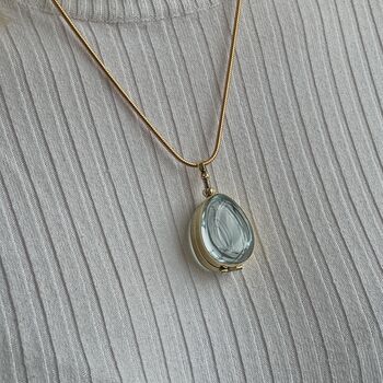 Gold Locket Necklace Christmas Gift, 3 of 7