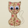 Personalised Cat Embroidered Framed Artwork, thumbnail 7 of 7