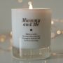 Mummy And Me Scented Candle, thumbnail 1 of 2